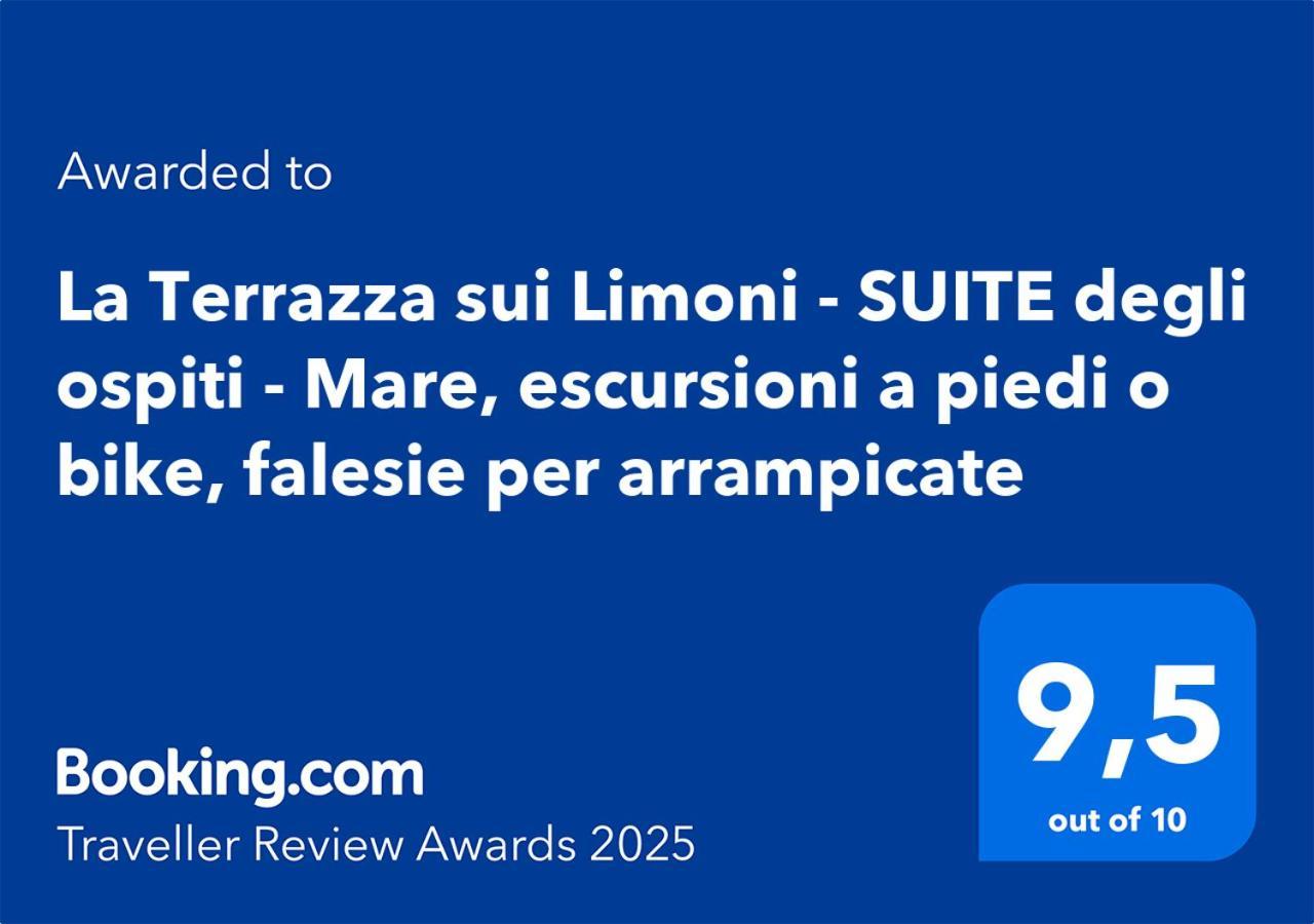 La Terrazza Sui Limoni - Suite Degli Ospiti - Mare, Escursioni A Piedi O Bike, Falesie Per Arrampicate Cisano sul Neva Zewnętrze zdjęcie